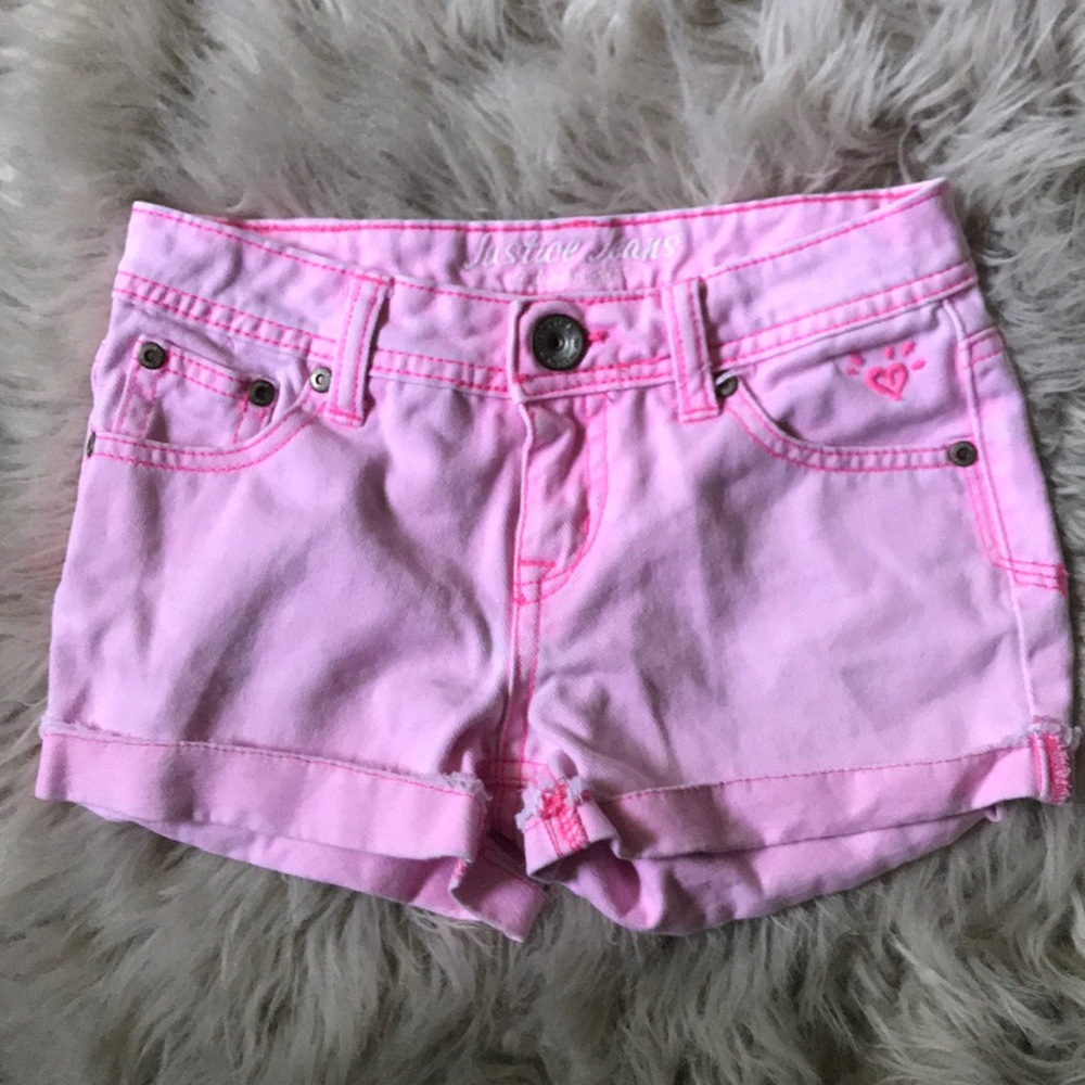 Barely worn girls justice jeans